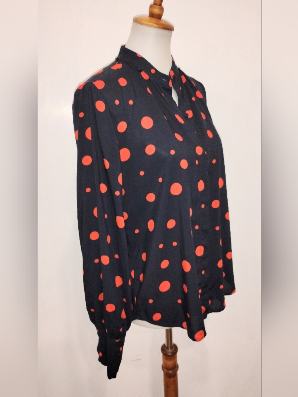 ADRIANO GOLDSCHMIED POLKADOT BLOUSE
